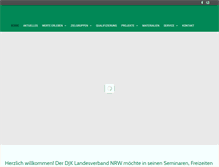 Tablet Screenshot of djk-vernetzt.de